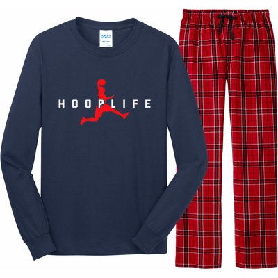 Basketball Hoop Sports Bball Coach Baller Basketball Player Long Sleeve Pajama Set