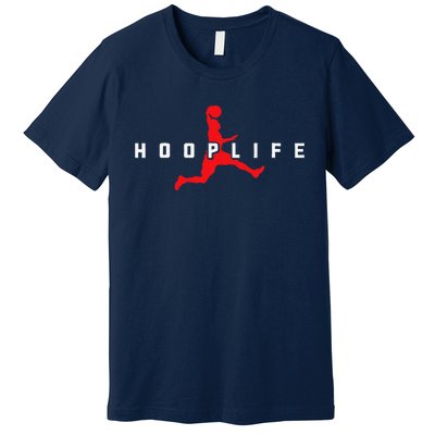 Basketball Hoop Sports Bball Coach Baller Basketball Player Premium T-Shirt