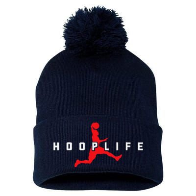 Basketball Hoop Sports Bball Coach Baller Basketball Player Pom Pom 12in Knit Beanie