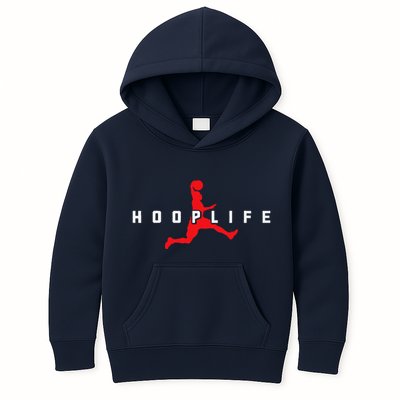 Basketball Hoop Sports Bball Coach Baller Basketball Player Kids Hoodie