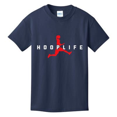 Basketball Hoop Sports Bball Coach Baller Basketball Player Kids T-Shirt