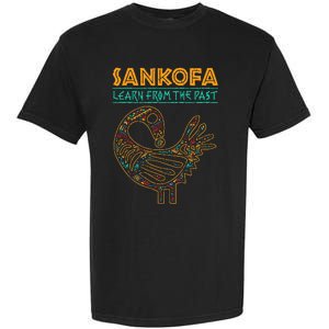 Black History Sankofa African Bird Juneteenth Garment-Dyed Heavyweight T-Shirt