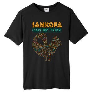 Black History Sankofa African Bird Juneteenth Tall Fusion ChromaSoft Performance T-Shirt