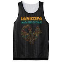 Black History Sankofa African Bird Juneteenth Mesh Reversible Basketball Jersey Tank