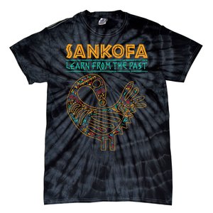 Black History Sankofa African Bird Juneteenth Tie-Dye T-Shirt