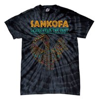 Black History Sankofa African Bird Juneteenth Tie-Dye T-Shirt