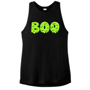 Boo Halloween Slime Ladies PosiCharge Tri-Blend Wicking Tank