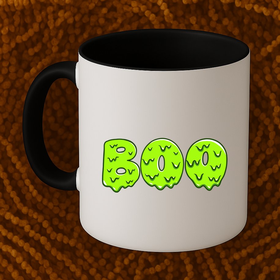 Boo Halloween Slime Mug
