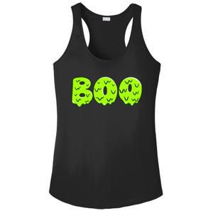 Boo Halloween Slime Ladies PosiCharge Competitor Racerback Tank