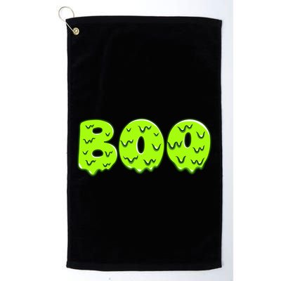 Boo Halloween Slime Golf Towel