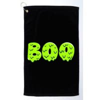 Boo Halloween Slime Golf Towel
