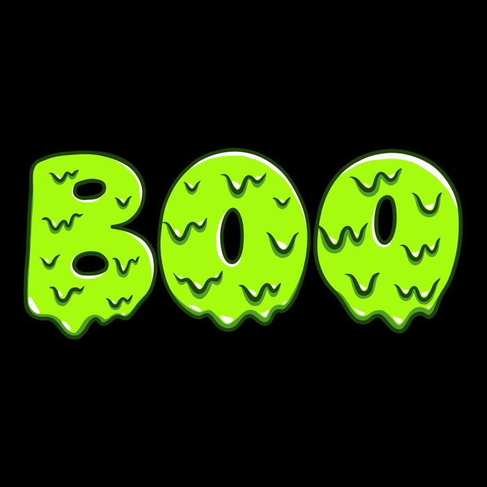 Boo Halloween Slime Crop Top