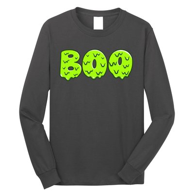 Boo Halloween Slime Long Sleeve Shirt