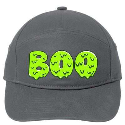 Boo Halloween Slime 7-Panel Snapback Hat