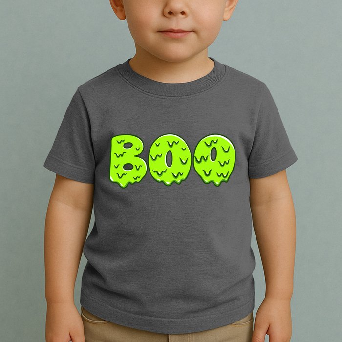 Boo Halloween Slime Toddler T-Shirt