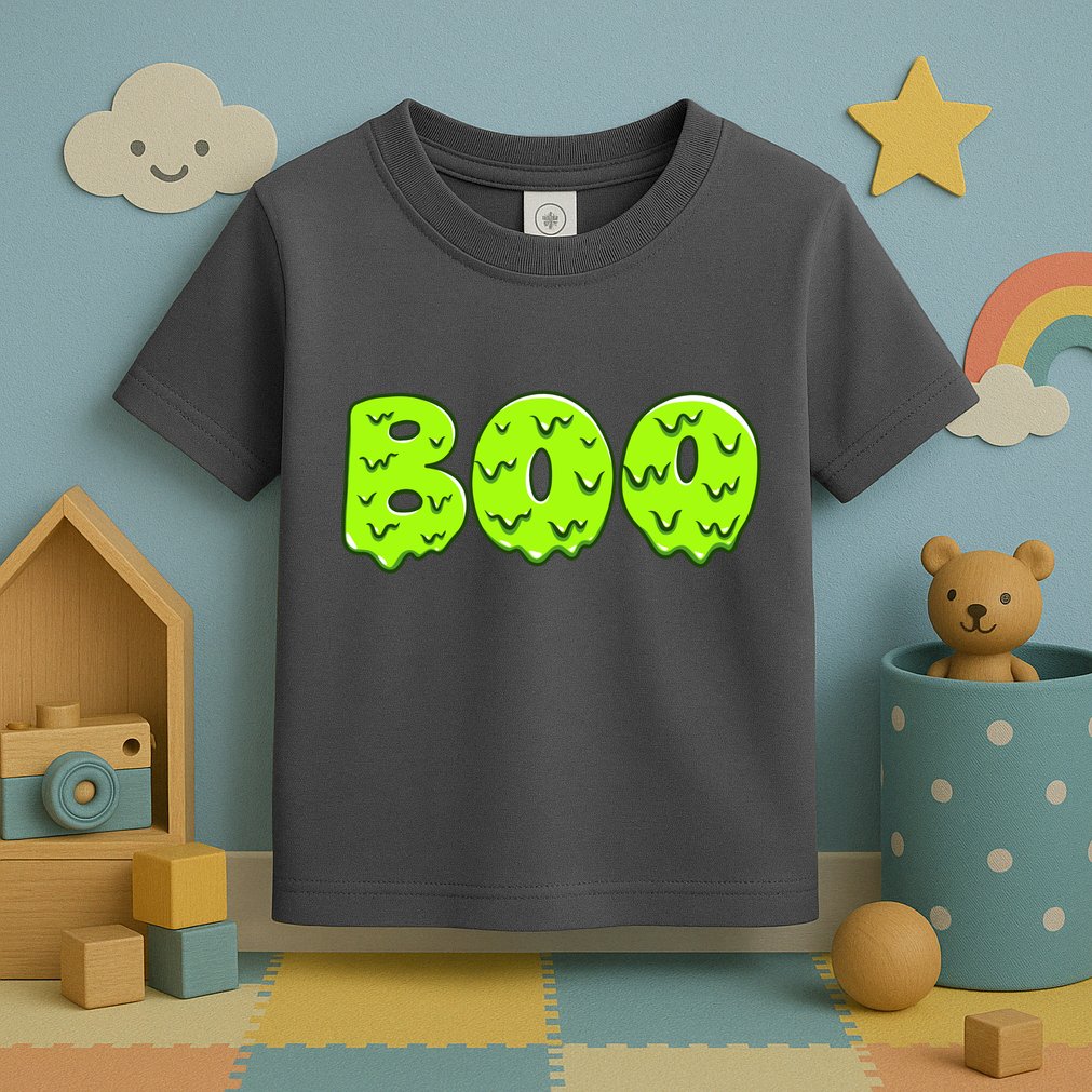 Boo Halloween Slime Toddler T-Shirt