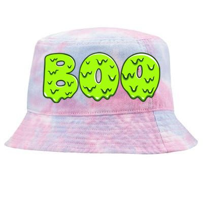 Boo Halloween Slime Tie-Dyed Bucket Hat