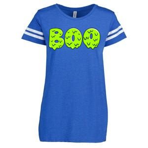 Boo Halloween Slime Enza Ladies Jersey Football T-Shirt