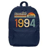 Best Husband Since 1994 Retro 30th Wedding Anniversary 16 in Basic Backpack