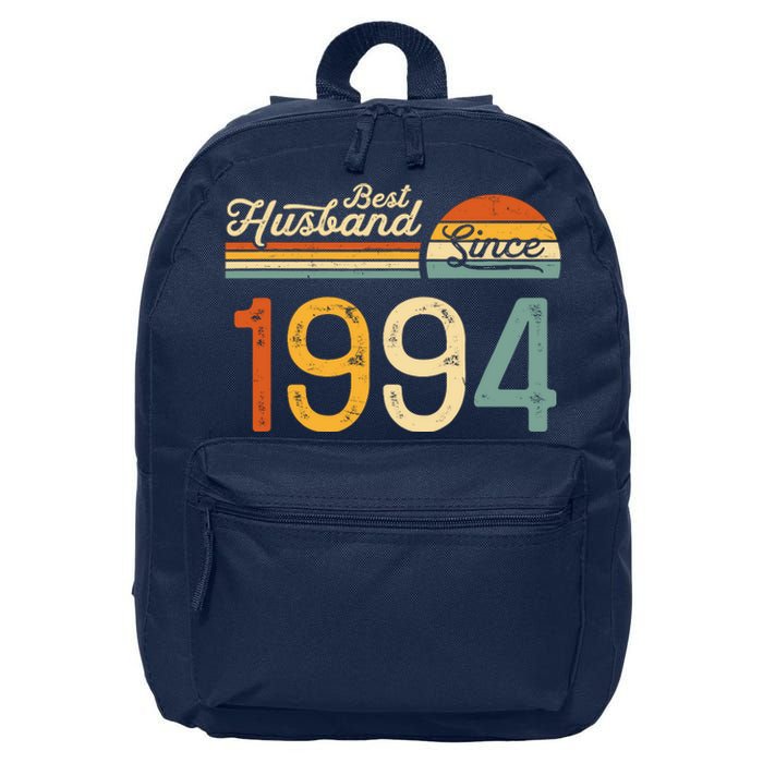 Best Husband Since 1994 Retro 30th Wedding Anniversary 16 in Basic Backpack