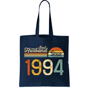 Best Husband Since 1994 Retro 30th Wedding Anniversary Tote Bag