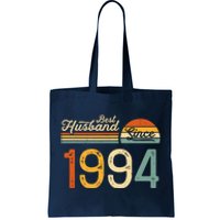 Best Husband Since 1994 Retro 30th Wedding Anniversary Tote Bag