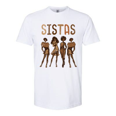 Black History Sistas Melanin Pride African American Softstyle® CVC T-Shirt