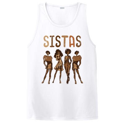 Black History Sistas Melanin Pride African American PosiCharge Competitor Tank