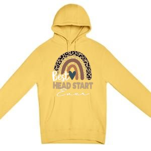 Best Head Start Ever Boho Rainbow Teacher Appreciation Gift Premium Pullover Hoodie