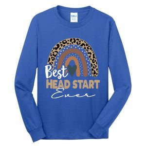 Best Head Start Ever Boho Rainbow Teacher Appreciation Gift Tall Long Sleeve T-Shirt