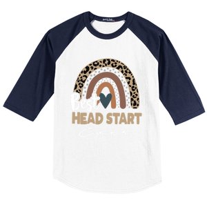 Best Head Start Ever Boho Rainbow Teacher Appreciation Gift Baseball Sleeve Shirt