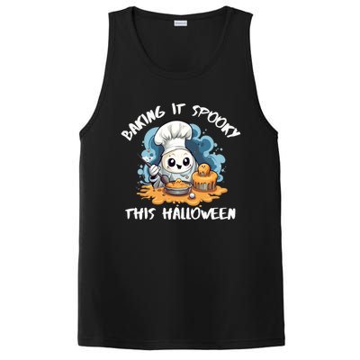 Baking Halloween Season Trick Or Treat Chef Spooky Baker Gift PosiCharge Competitor Tank