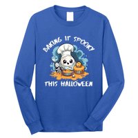 Baking Halloween Season Trick Or Treat Chef Spooky Baker Gift Long Sleeve Shirt