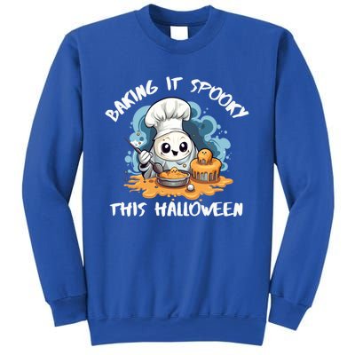 Baking Halloween Season Trick Or Treat Chef Spooky Baker Gift Sweatshirt