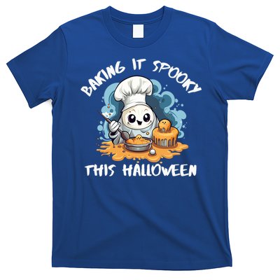 Baking Halloween Season Trick Or Treat Chef Spooky Baker Gift T-Shirt