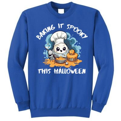 Baking Halloween Season Trick Or Treat Chef Spooky Baker Gift Tall Sweatshirt