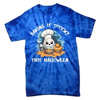 Baking Halloween Season Trick Or Treat Chef Spooky Baker Gift Tie-Dye T-Shirt