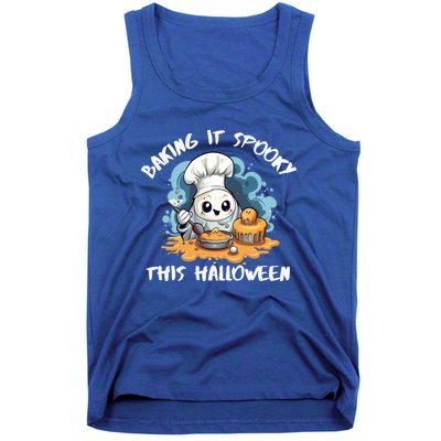 Baking Halloween Season Trick Or Treat Chef Spooky Baker Gift Tank Top