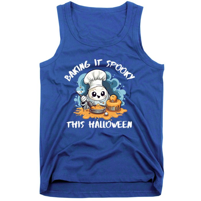 Baking Halloween Season Trick Or Treat Chef Spooky Baker Gift Tank Top