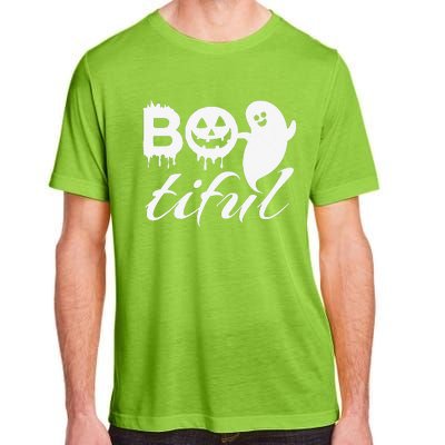 Bootiful Halloween Scary Creepy Spooky Pumpkin Adult ChromaSoft Performance T-Shirt