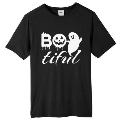 Bootiful Halloween Scary Creepy Spooky Pumpkin Tall Fusion ChromaSoft Performance T-Shirt