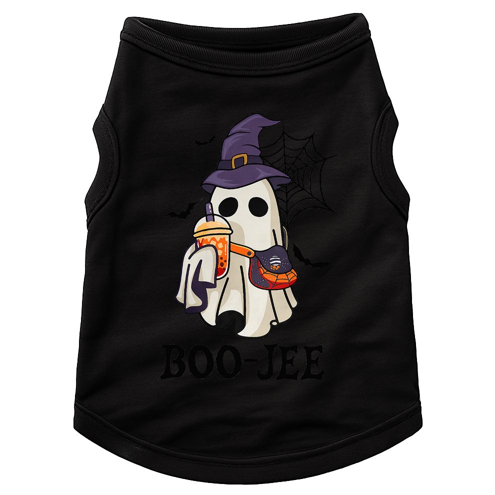 BooJee Halloween Spooky Season Cute Ghost Boujee Boogee Doggie Tank