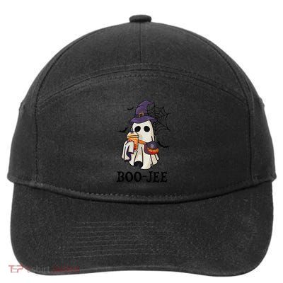 BooJee Halloween Spooky Season Cute Ghost Boujee Boogee 7-Panel Snapback Hat