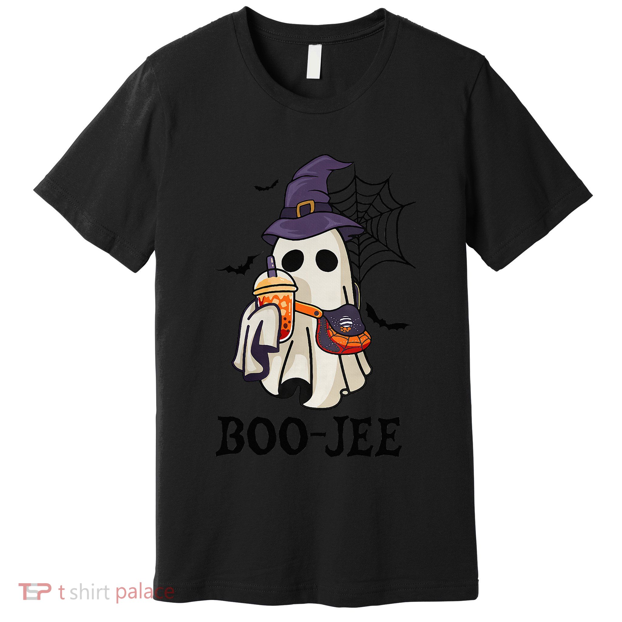 BooJee Halloween Spooky Season Cute Ghost Boujee Boogee Premium T-Shirt