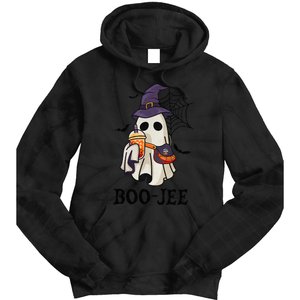 BooJee Halloween Spooky Season Cute Ghost Boujee Boogee Tie Dye Hoodie