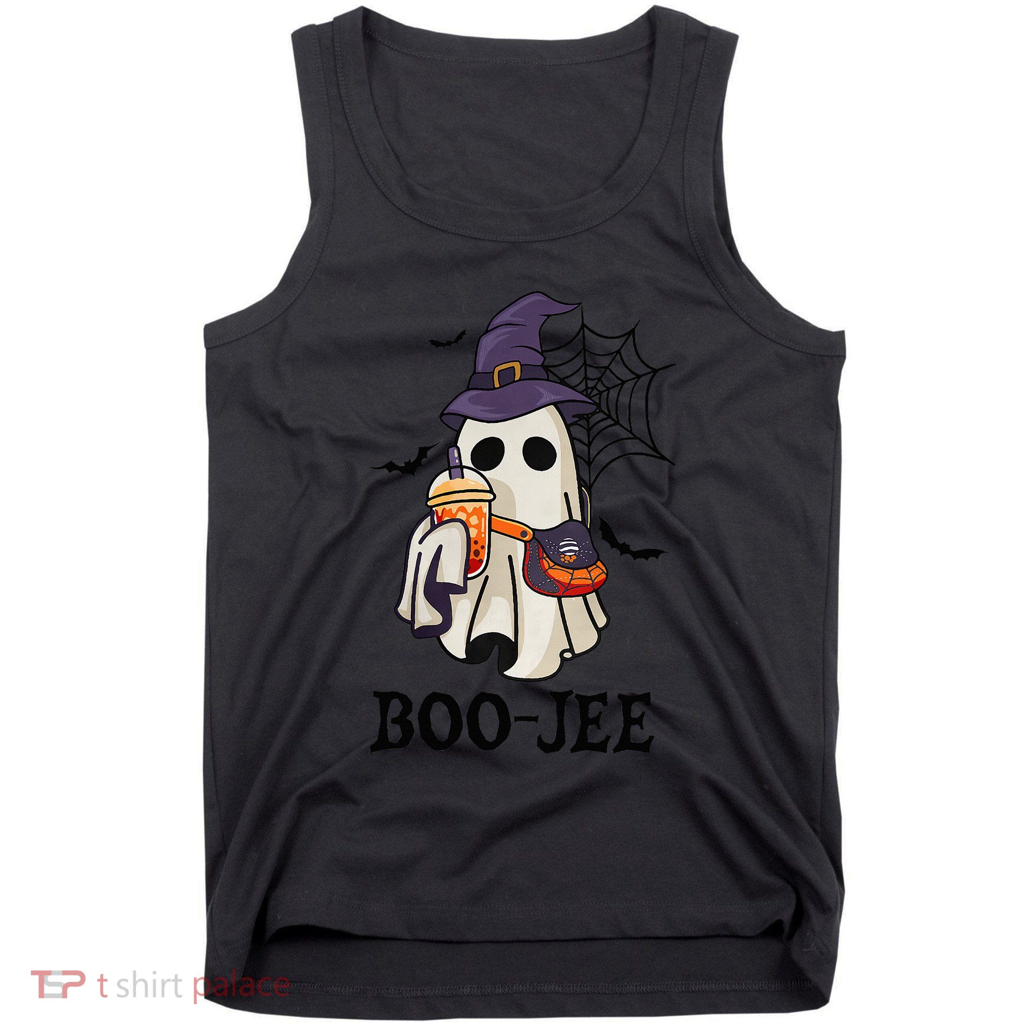 BooJee Halloween Spooky Season Cute Ghost Boujee Boogee Tank Top