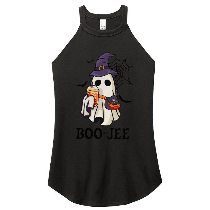 BooJee Halloween Spooky Season Cute Ghost Boujee Boogee Women's Perfect Tri Rocker Tank