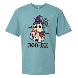 BooJee Halloween Spooky Season Cute Ghost Boujee Boogee Sueded Cloud Jersey T-Shirt