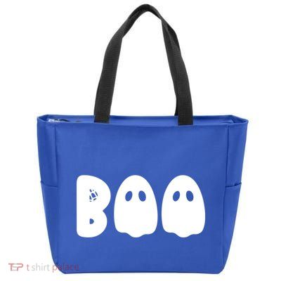 Boo Halloween Spooky Season Ghost Vibes Boo Season Gift Zip Tote Bag
