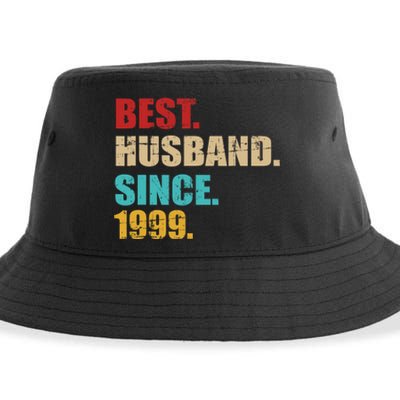 Best Husband Since 1999 For 25th Silver Wedding Anniversary Sustainable Bucket Hat